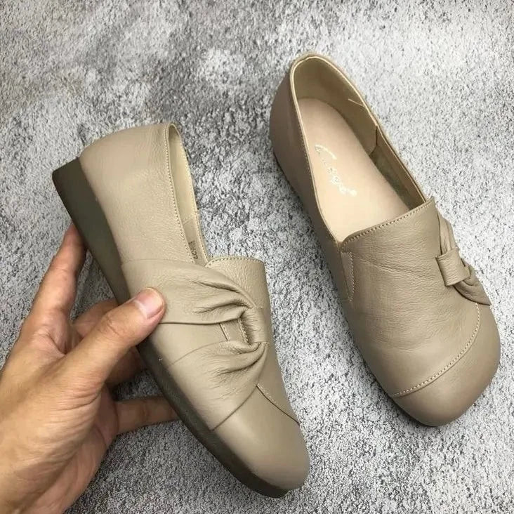 Clar  | Damen Flache Weiche Schuhe| Rutschfest