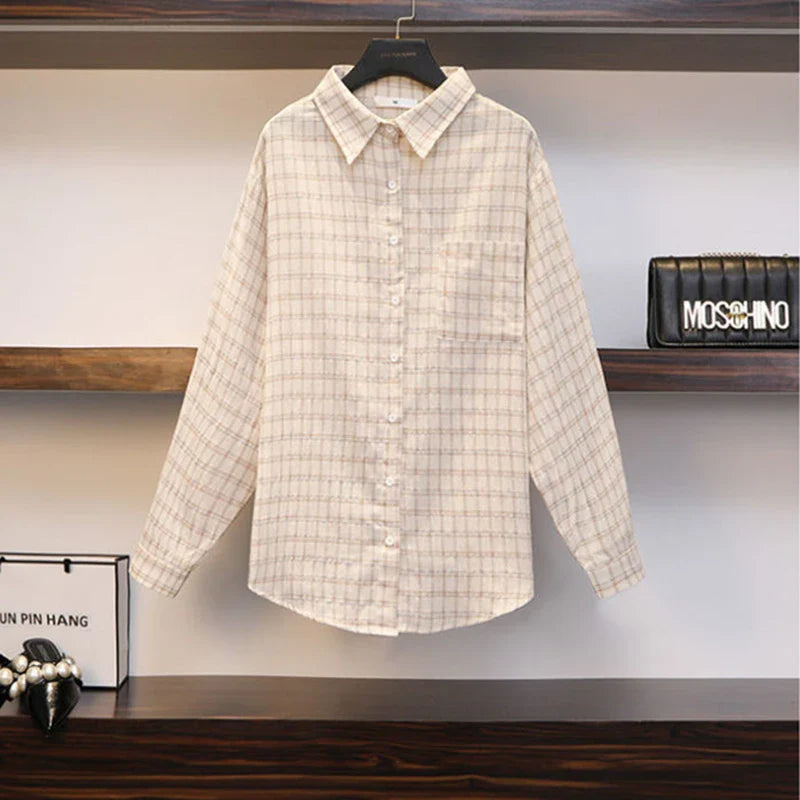 Lillymoda | Elianna - Lässig Kariertes Trendiges Set [Top, Shirt+kurze Hose]