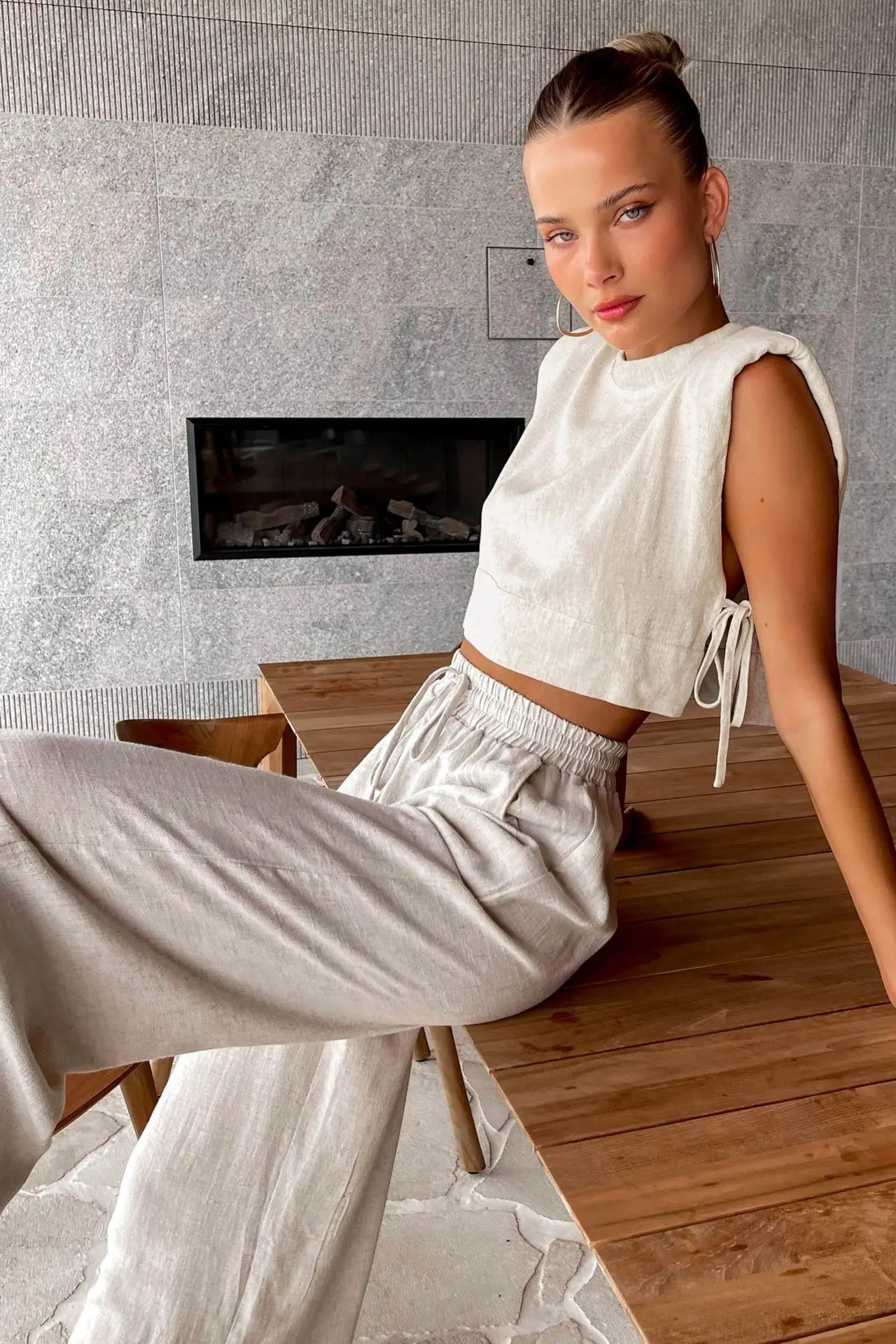 Lillymoda | Claire - trendiges elegantes Set [Oberteil+Hose]