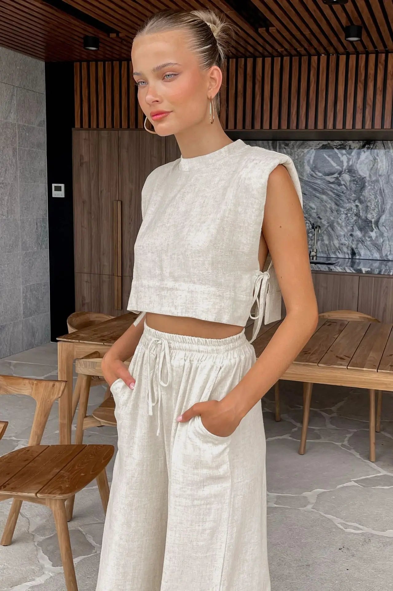 Lillymoda | Claire - trendiges elegantes Set [Oberteil+Hose]