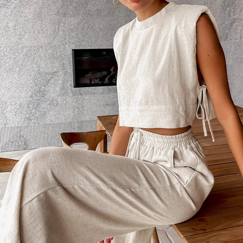 Lillymoda | Claire - trendiges elegantes Set [Oberteil+Hose]