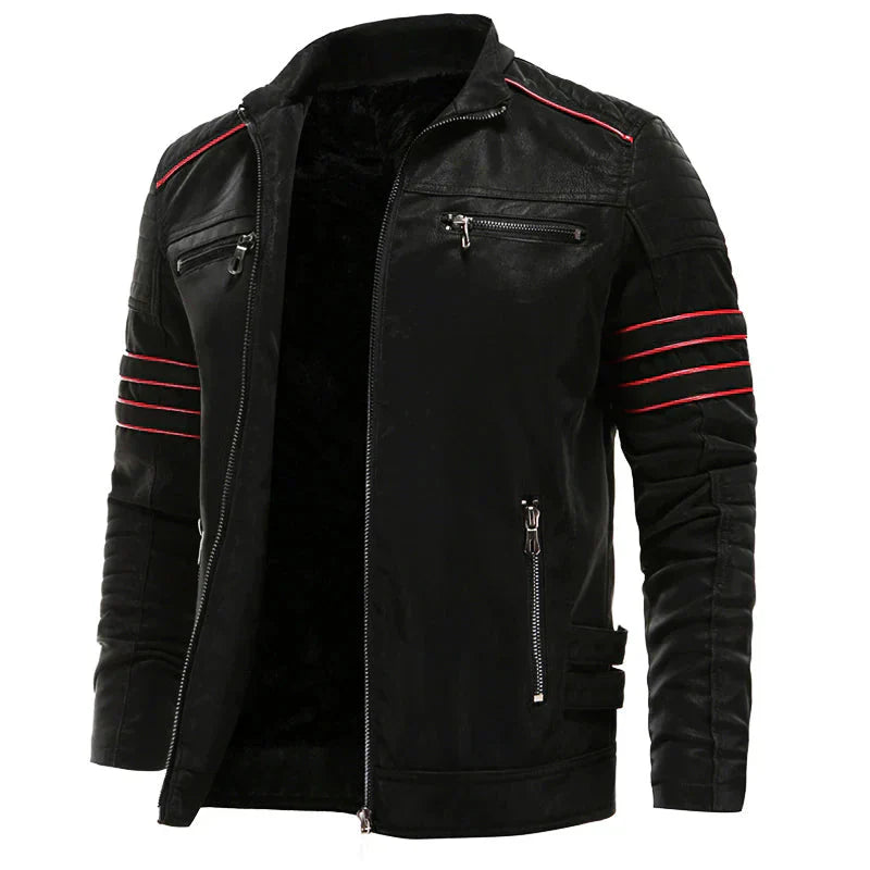 Willi - Motorrad Herren Lederjacke, robust und stylisch
