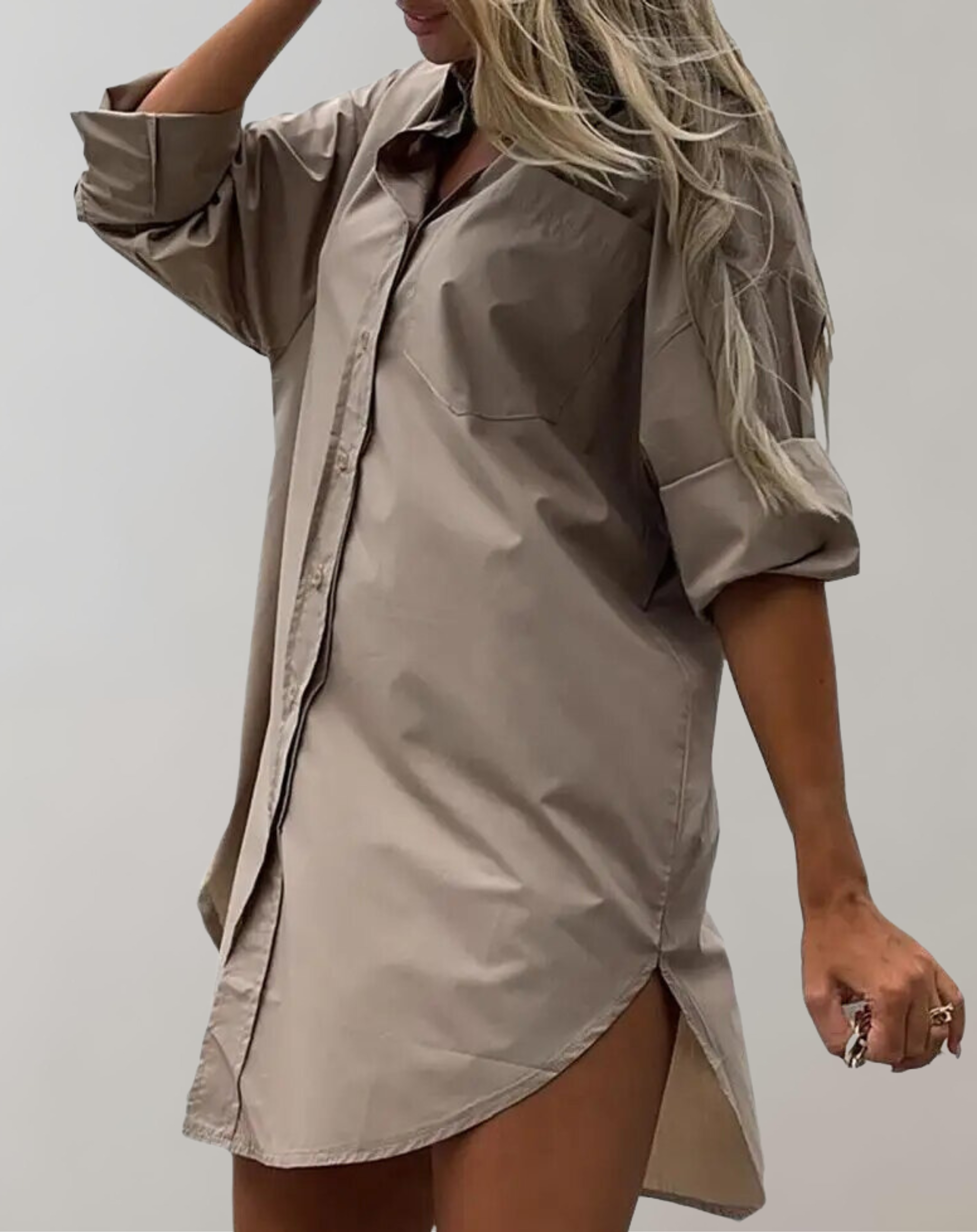 Lillymoda | Cassandra - Elegante Bluse mit umgeklapptem Kragen