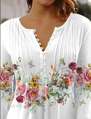 Anna - Hochwertige Bluse mit tollem Muster
