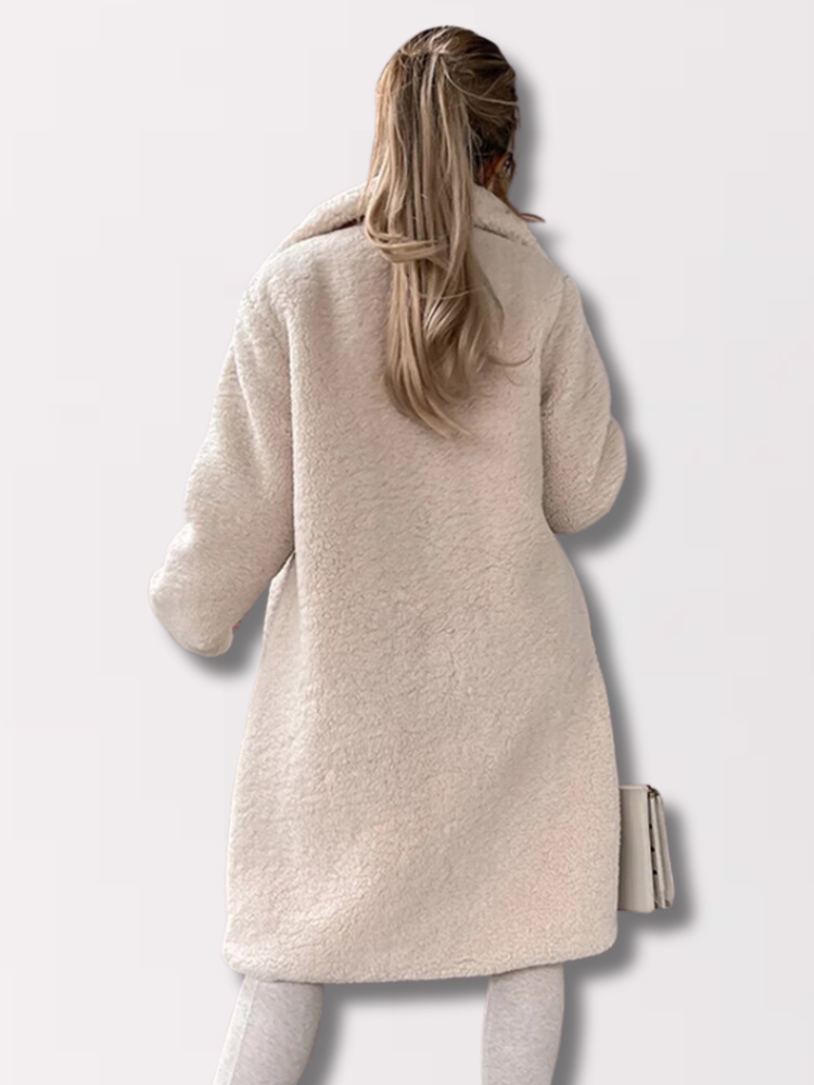 Lillymoda | Amira Teddy Jacke mit langer Passform
