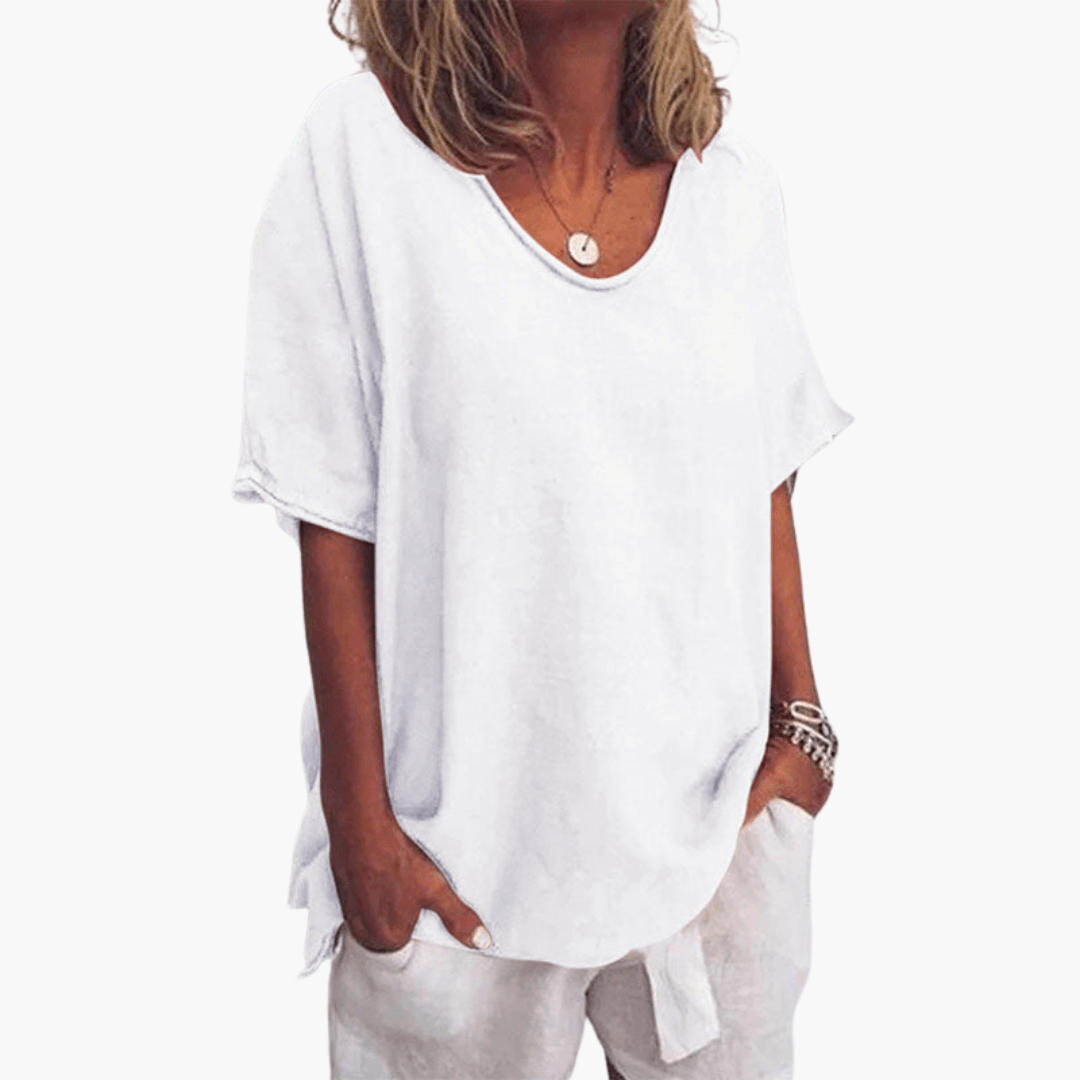 Bequeme lockere Bluse für Frauen