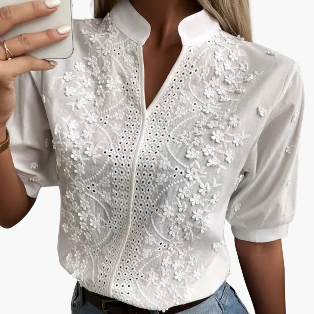 Stilvolle moderne Alltagsbluse für Frauen