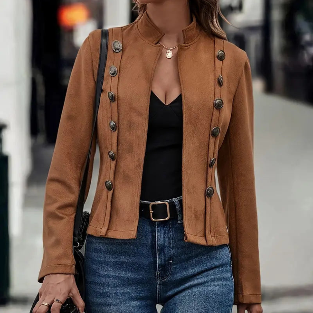 Webera Jacke | Vintage Damenjacke für Frühling und Herbst