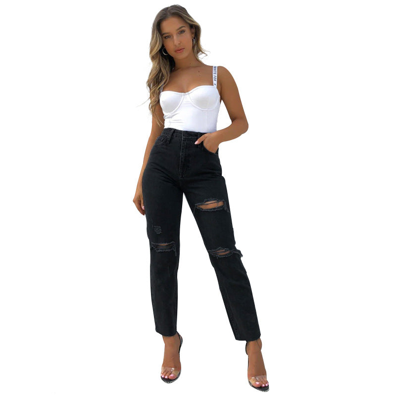 Zerrissene Jeans für Damen – Theresa