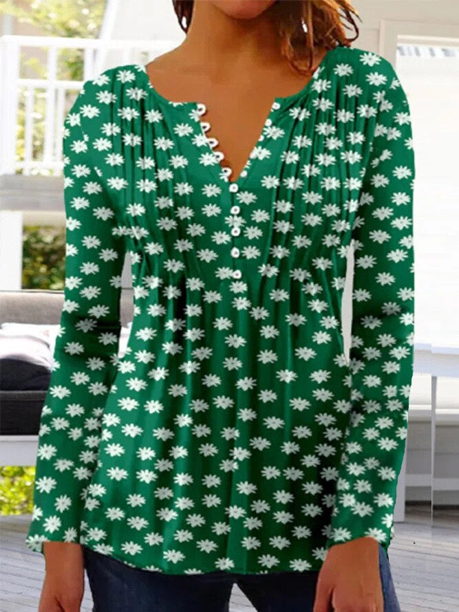 Anna - Hochwertige Bluse mit tollem Muster