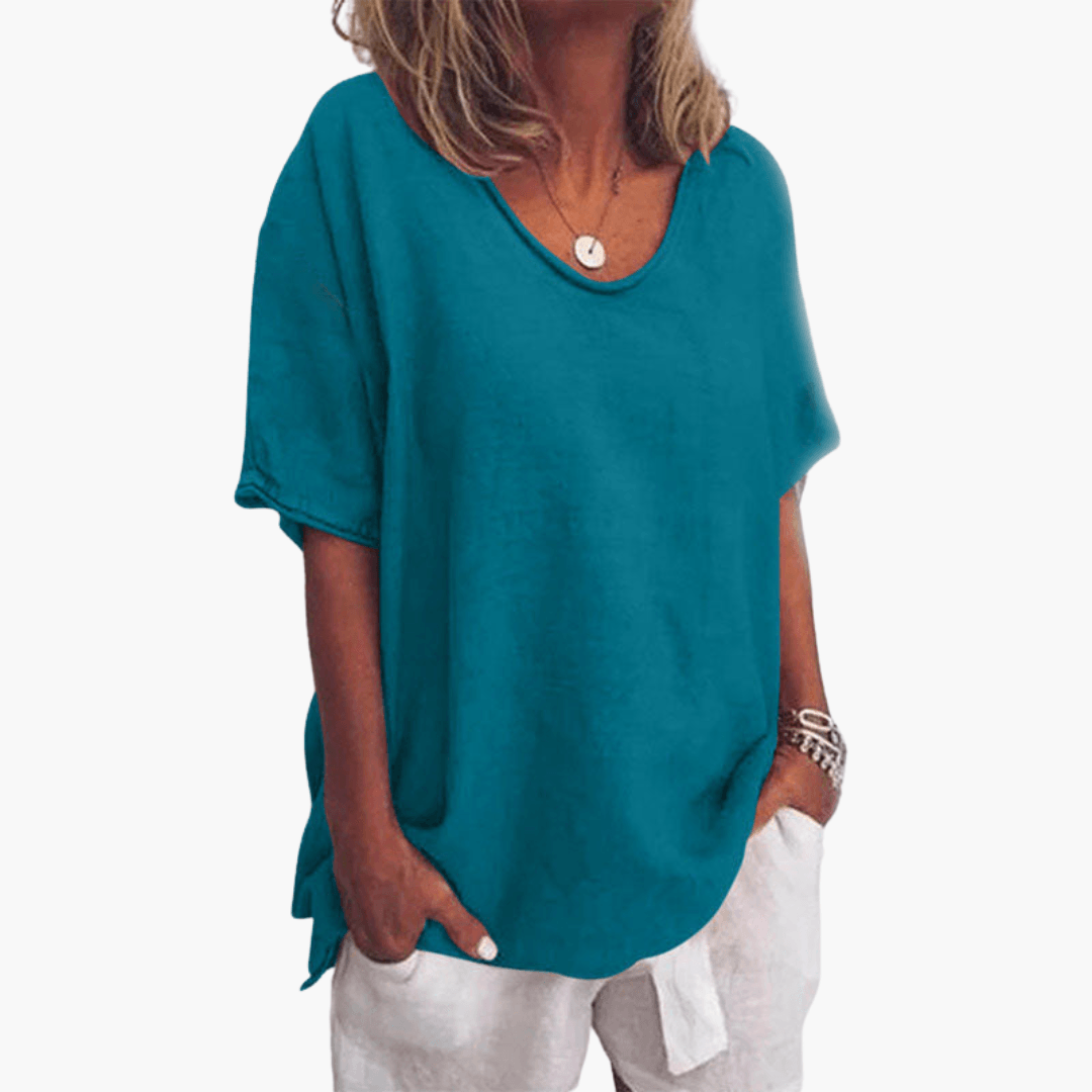 Bequeme lockere Bluse für Frauen