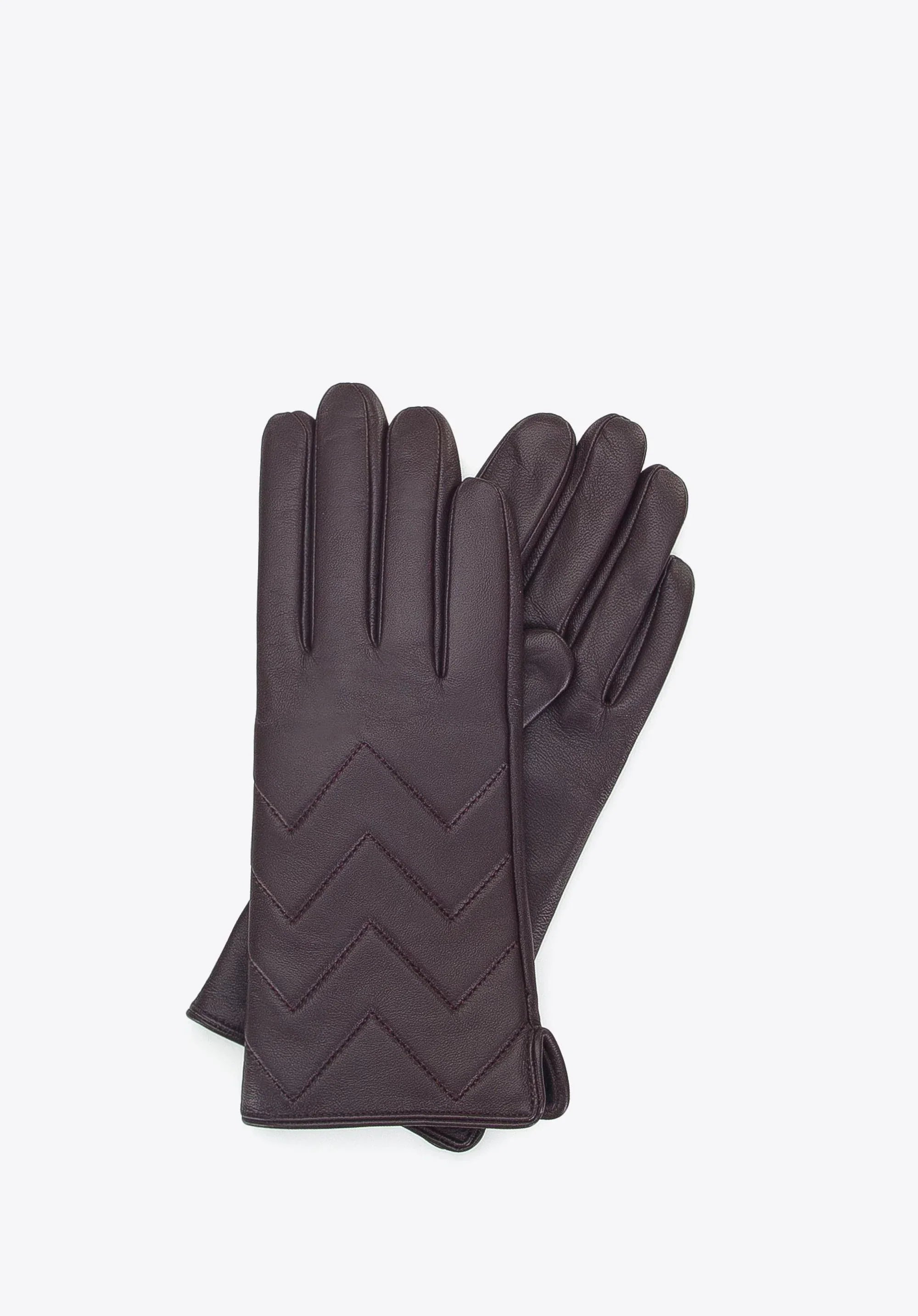 Handschuhe mit Zick-Zack-Steppung Kollektion 2024