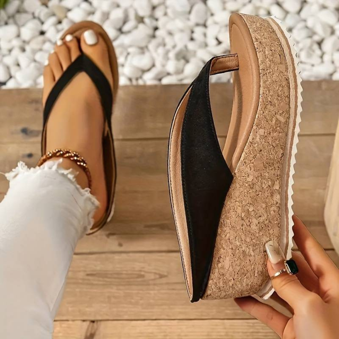 Leopard Flip-Flops | Einfache Slip-On-Strandsandalen für Damen