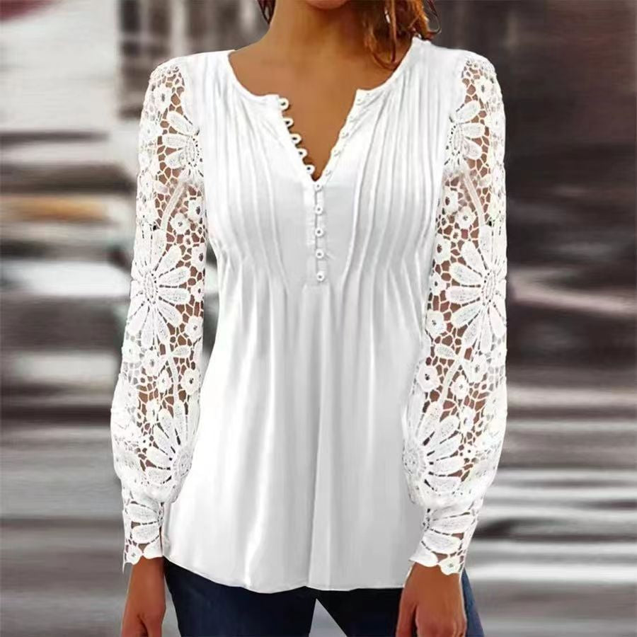 Anna - Hochwertige Bluse mit tollem Muster