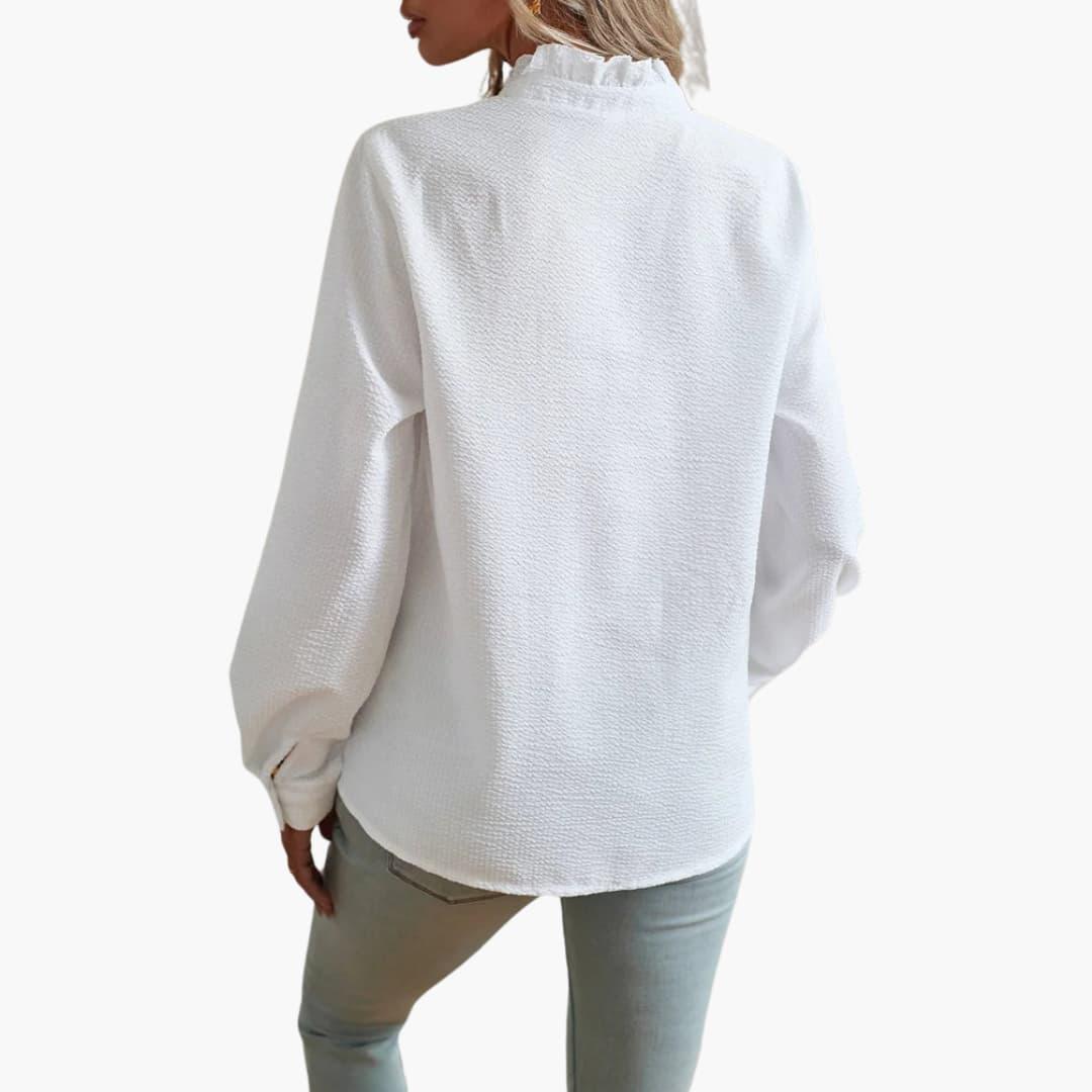 Schmeichelnde, maßgeschneiderte Bluse für Damen