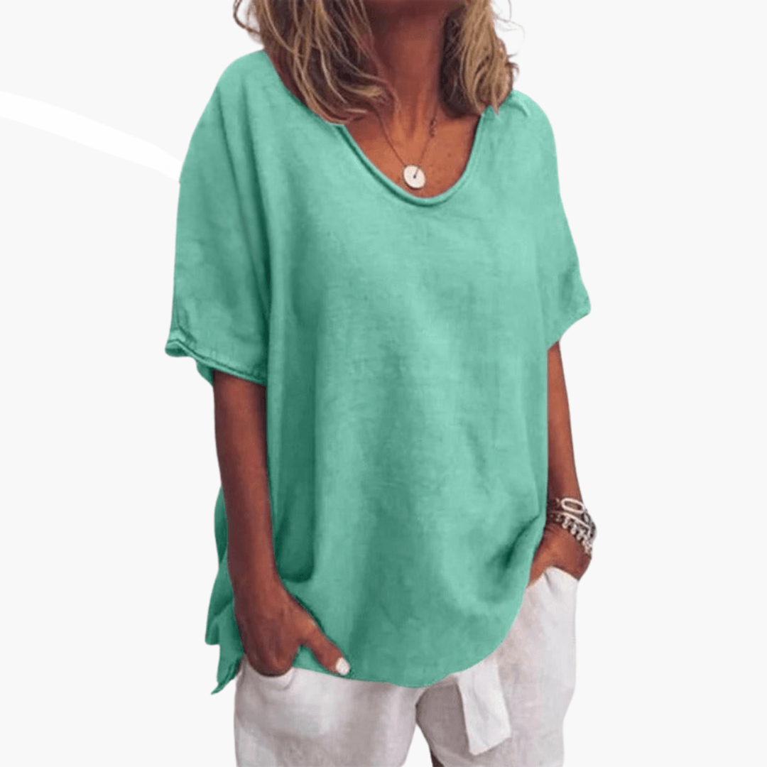 Bequeme lockere Bluse für Frauen