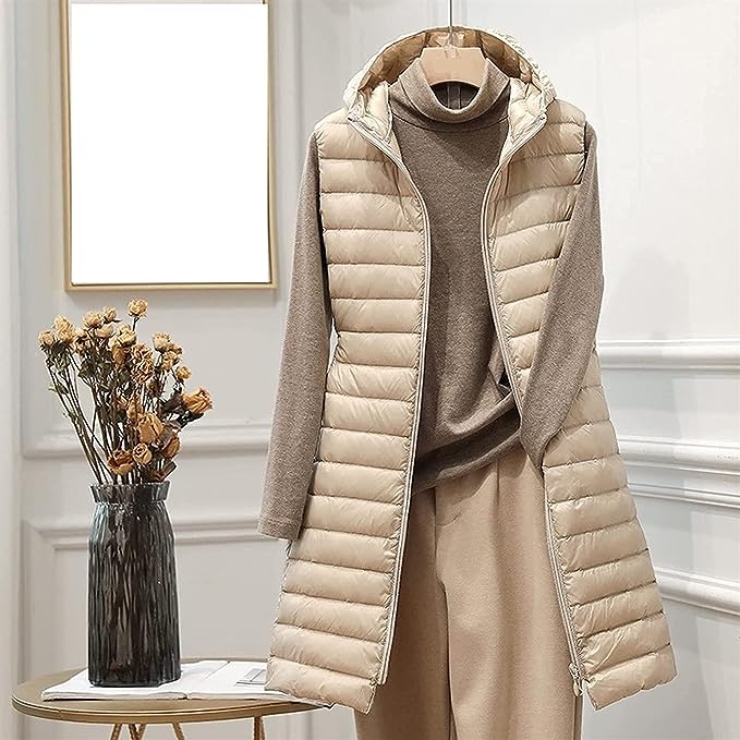 Lillymoda | Lena - Modische wattierte Jacke mit Kapuze