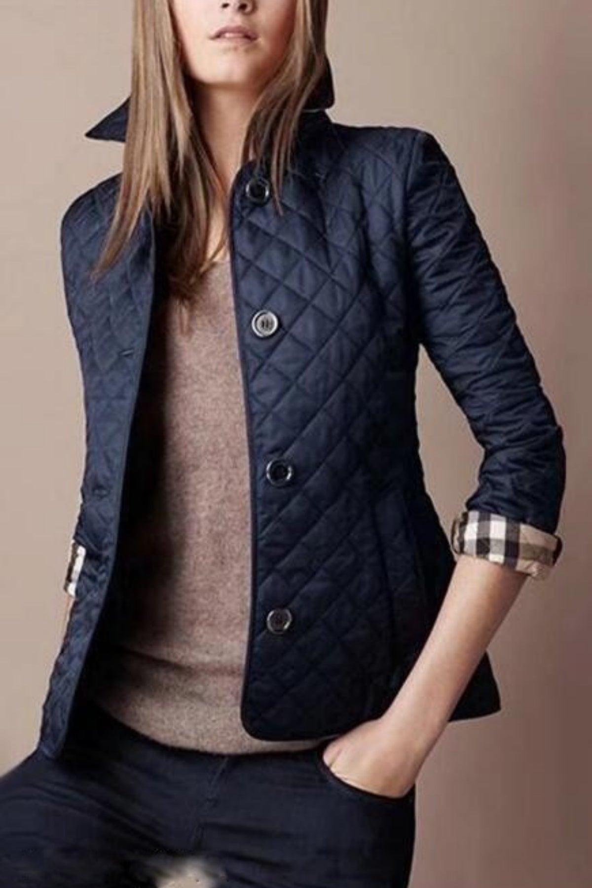 Loveley | Damen Knopf Daunen Puffer Jacke | Lässig