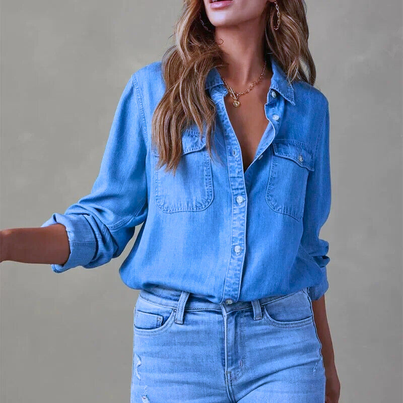 Jeansbluse | Festliche Bluse für Frauen