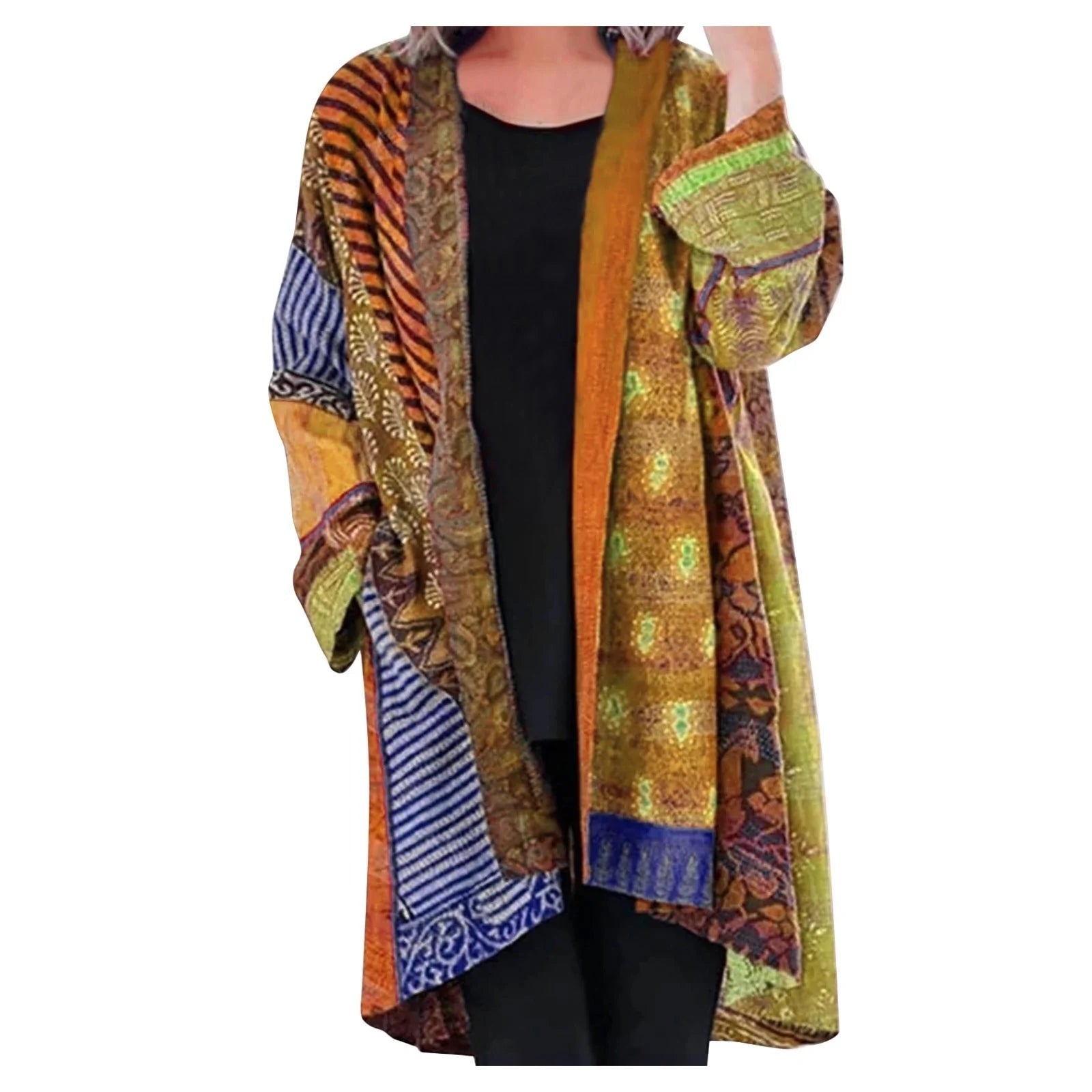Benedicte - Langarmeliger Vintage-Pullover