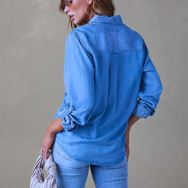 Jeansbluse | Festliche Bluse für Frauen
