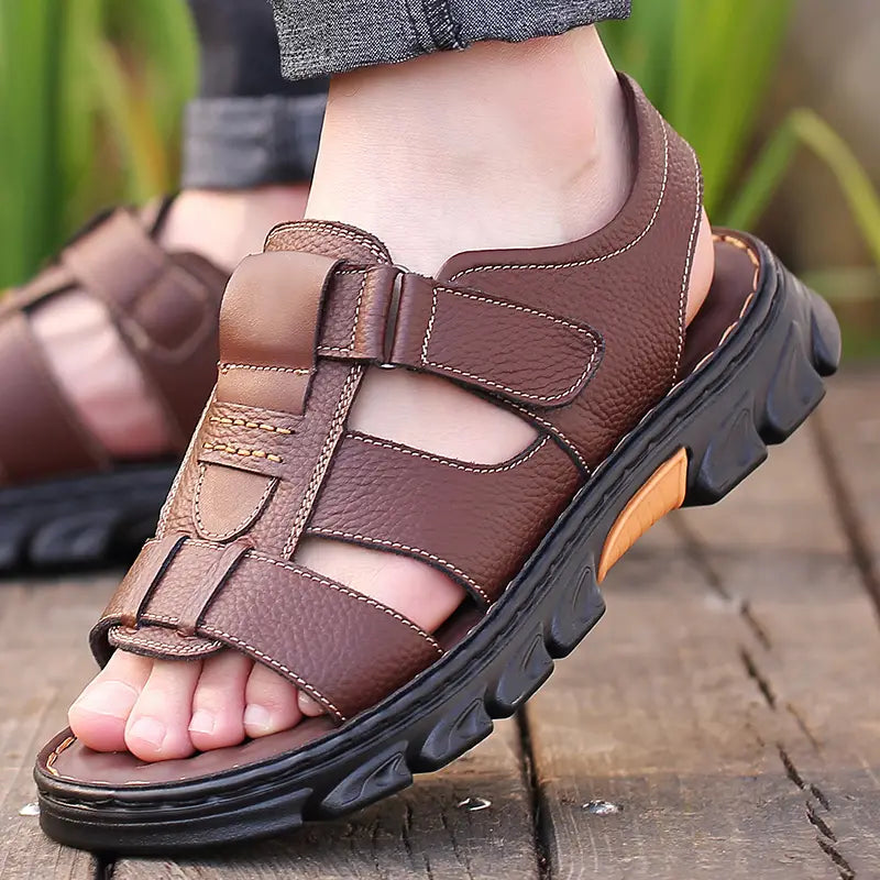 Calogero - Herren Sandalen mit Offener Spitze