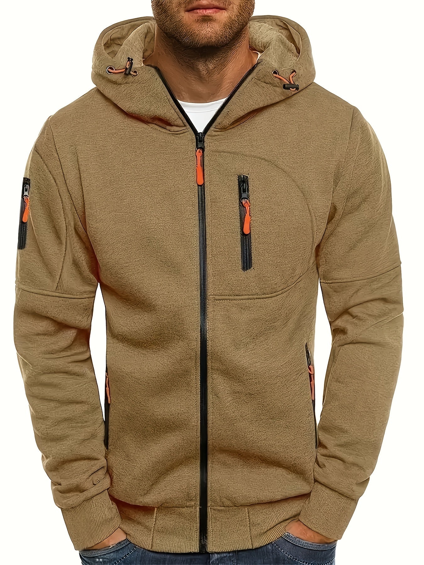 Lillymoda | Adam - Kapuze Reißverschluss-Jacke
