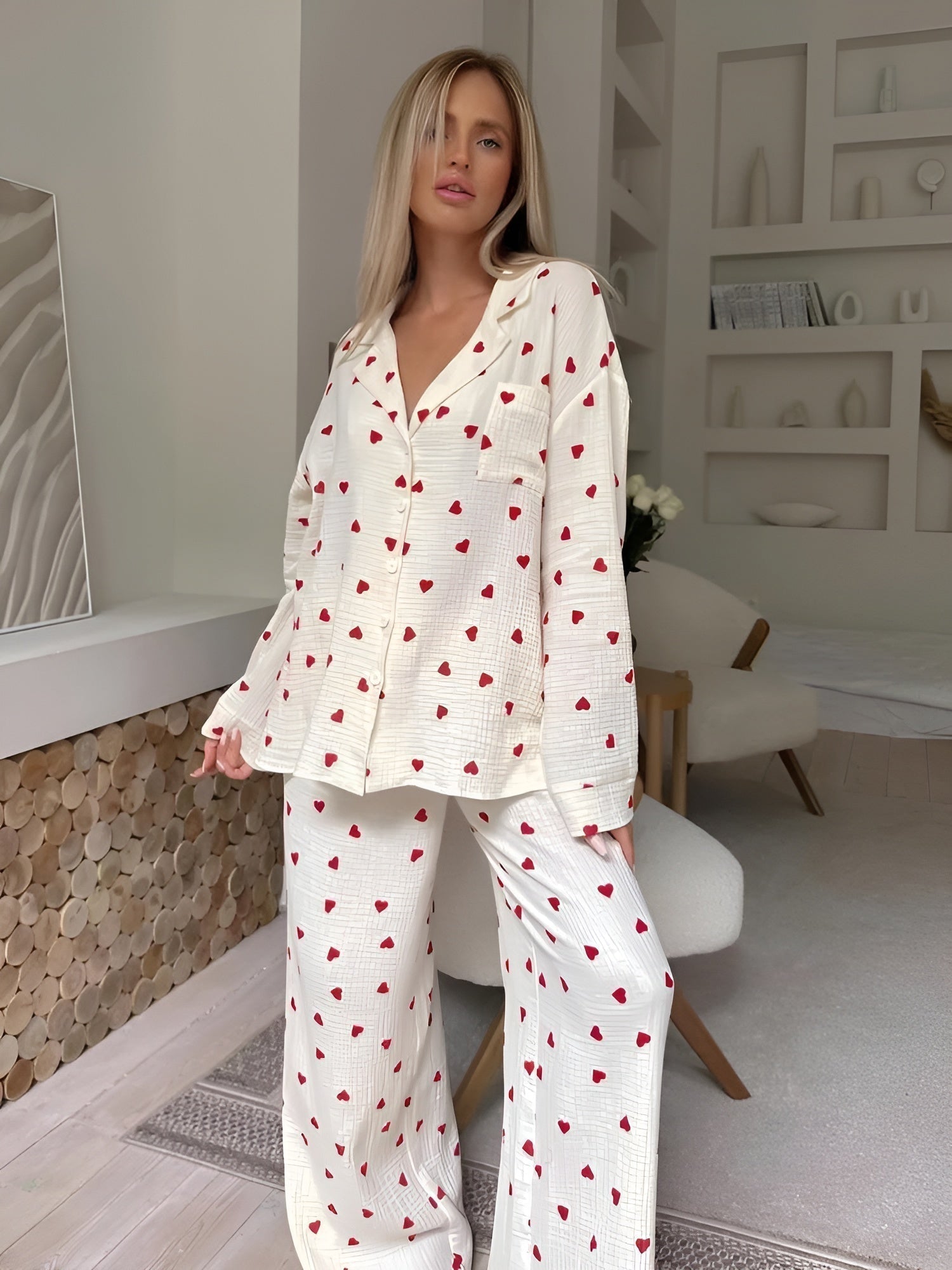 Lillymoda | Daisy - Herz-Pyjama