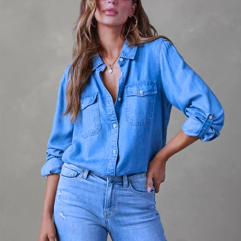 Jeansbluse | Festliche Bluse für Frauen