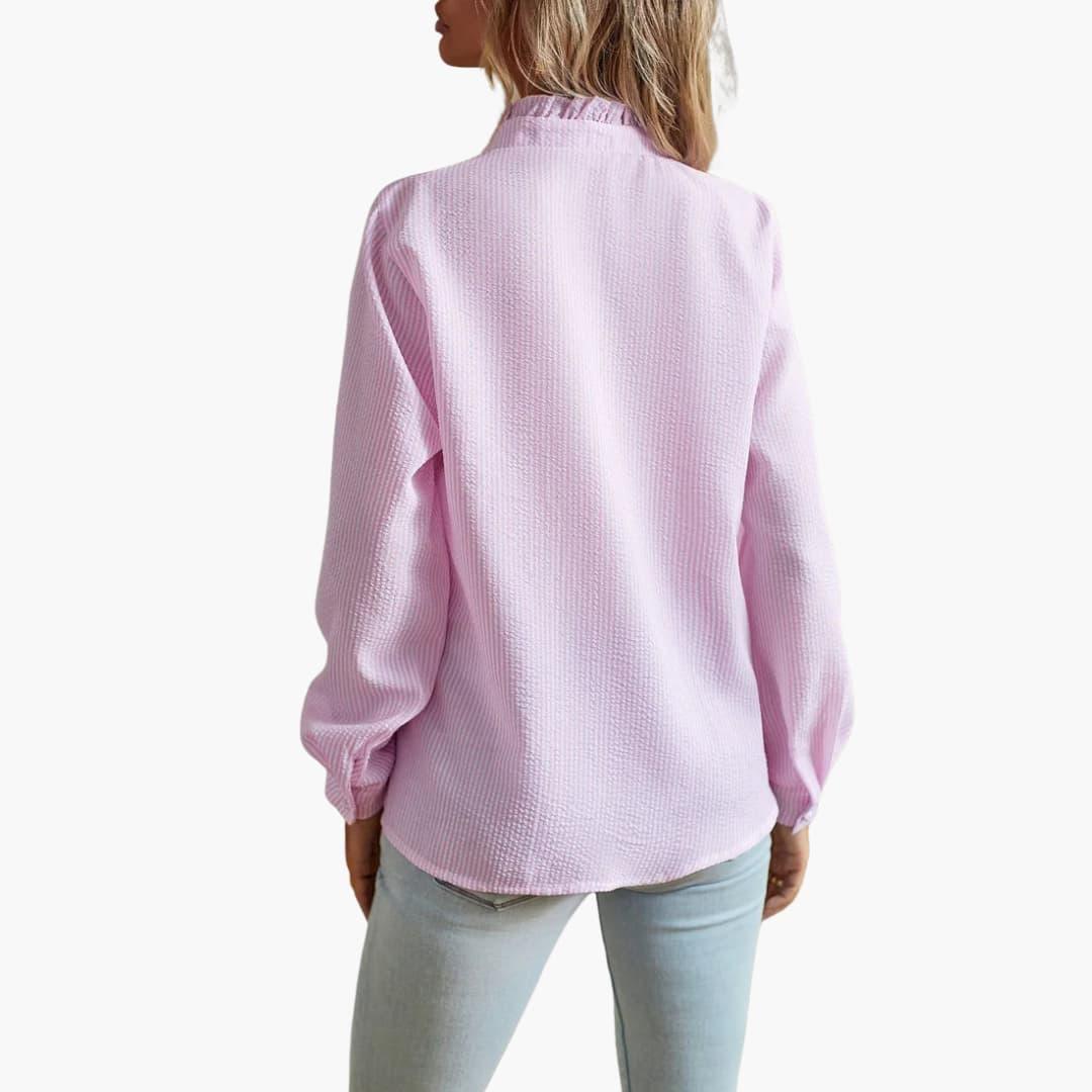 Schmeichelnde, maßgeschneiderte Bluse für Damen