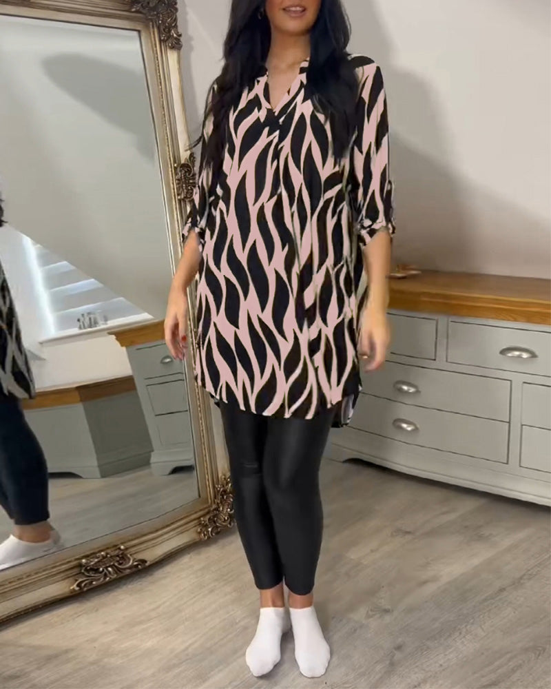 Damen Sommerbluse | 3/4 Ärmel