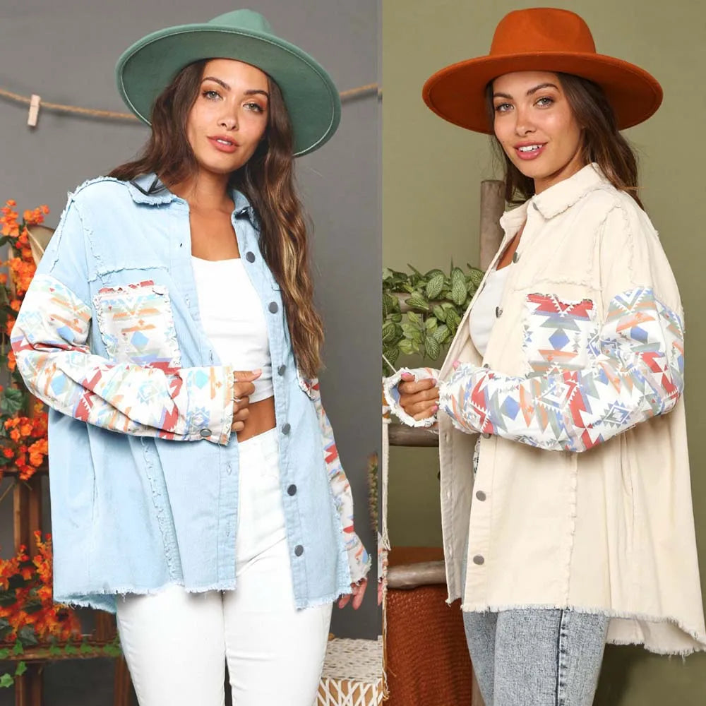 Lillymoda | Cora - Vintage Denim Jacke