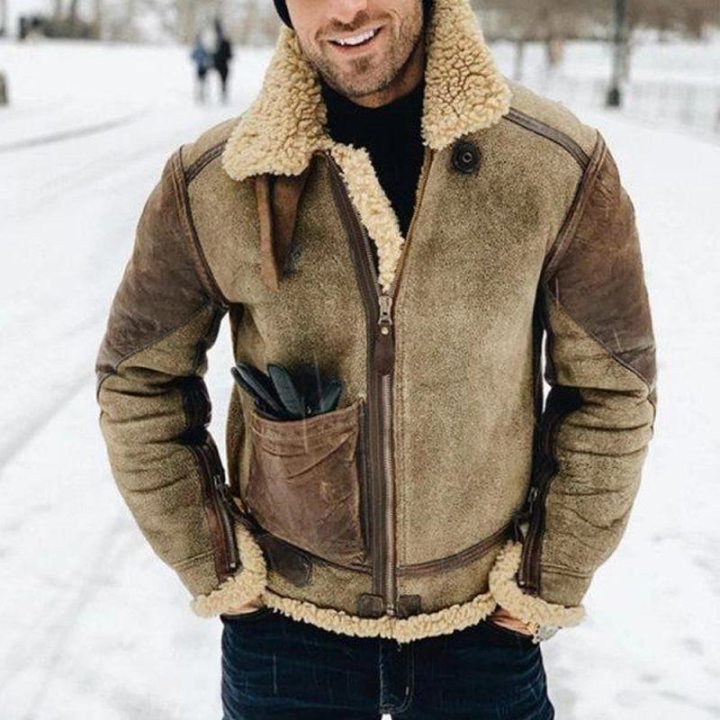 Luxuriöse, warme, vielseitige Herrenjacke