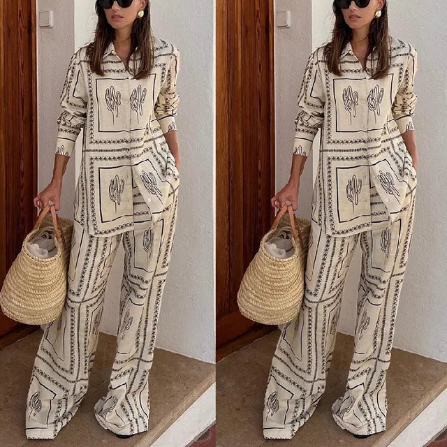 Lillymoda | Engel - Elegantes Bedrucktes Set [Hemd+Hose]