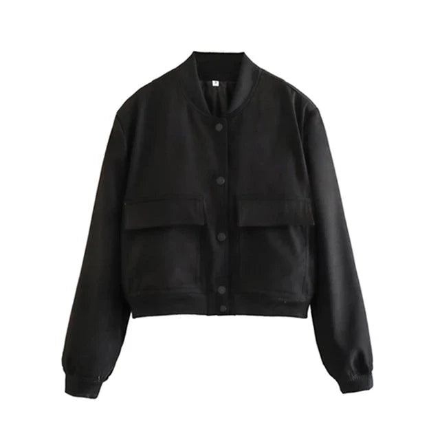 Lillymoda | Evelyn - Lässige Bomberjacke in Kurzform