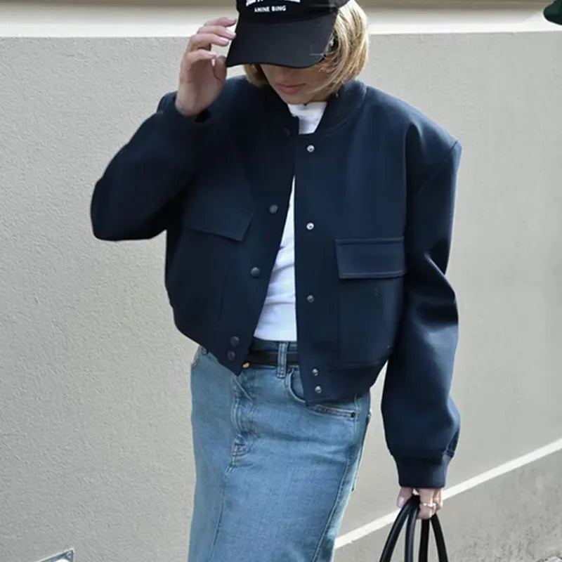 Lillymoda | Evelyn - Lässige Bomberjacke in Kurzform