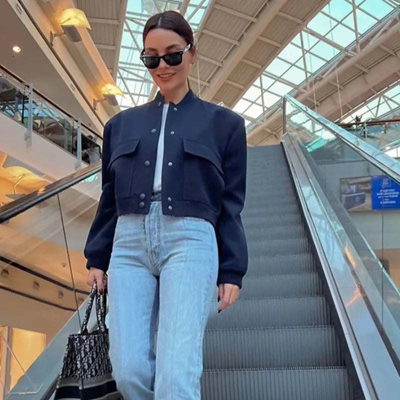 Lillymoda | Evelyn - Lässige Bomberjacke in Kurzform