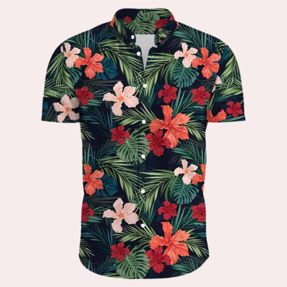 Vittore - Trendiges hawaiianisches Hemd für Männer