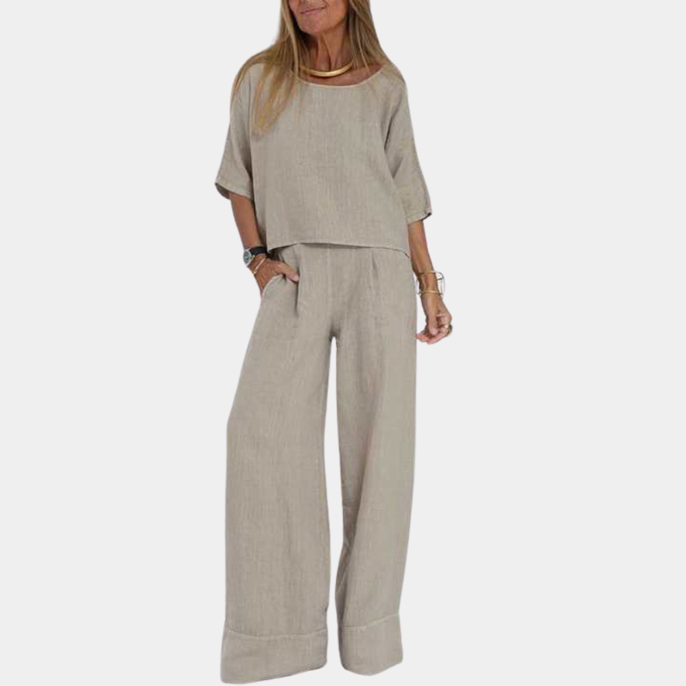 Lillymoda | Damaris - Lässig-schickes lockeres Set [Top+Hose]
