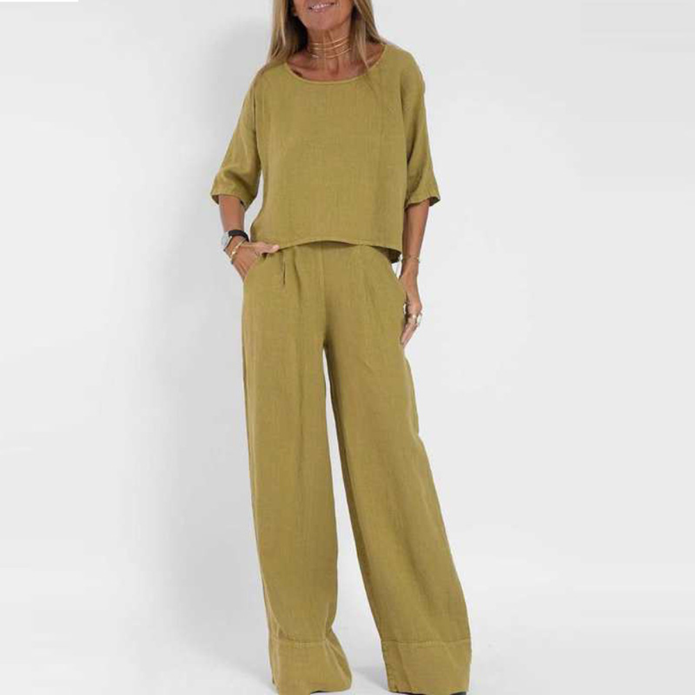 Lillymoda | Damaris - Lässig-schickes lockeres Set [Top+Hose]