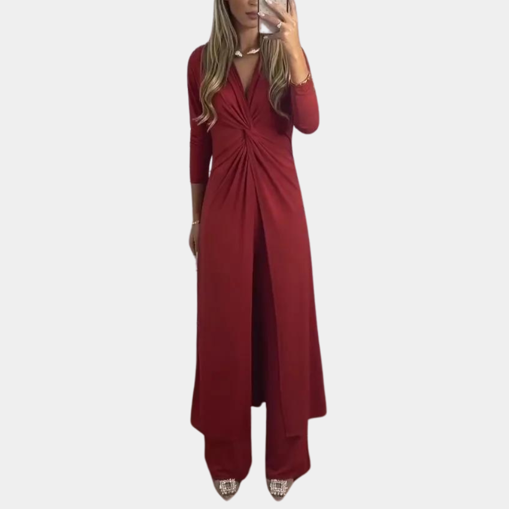 Lillymoda | Desiree -Elegant Trendy Chic Set [Top+Hose]