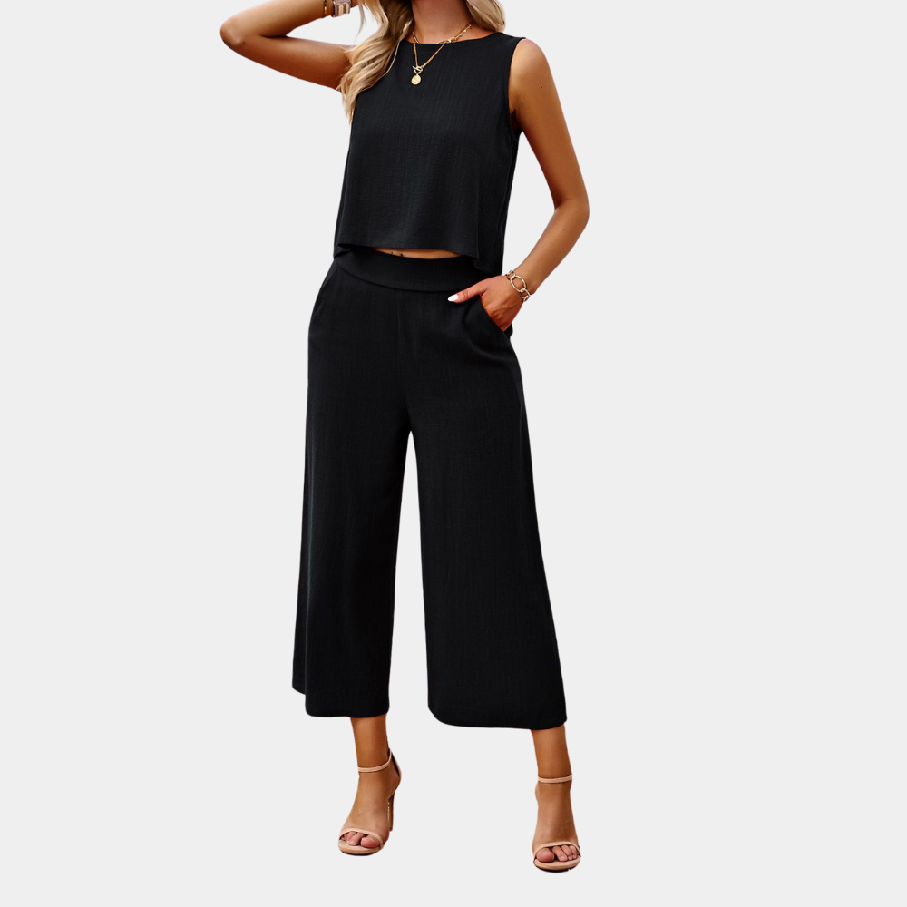 Lillymoda | Danica - Lässig-schickes Set [Top+Hose]
