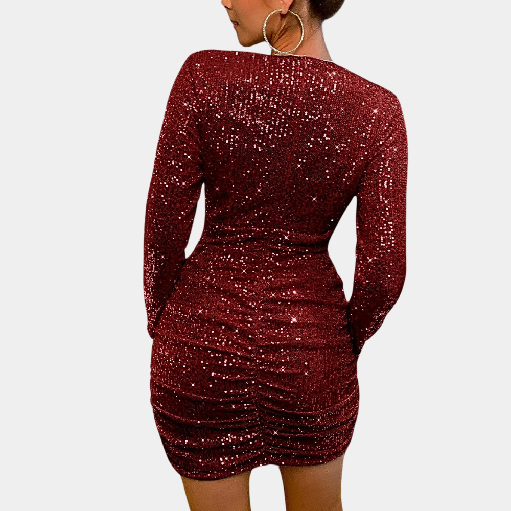 Lillymoda | Daphne - Pailletten Minikleid für die Party-Nacht