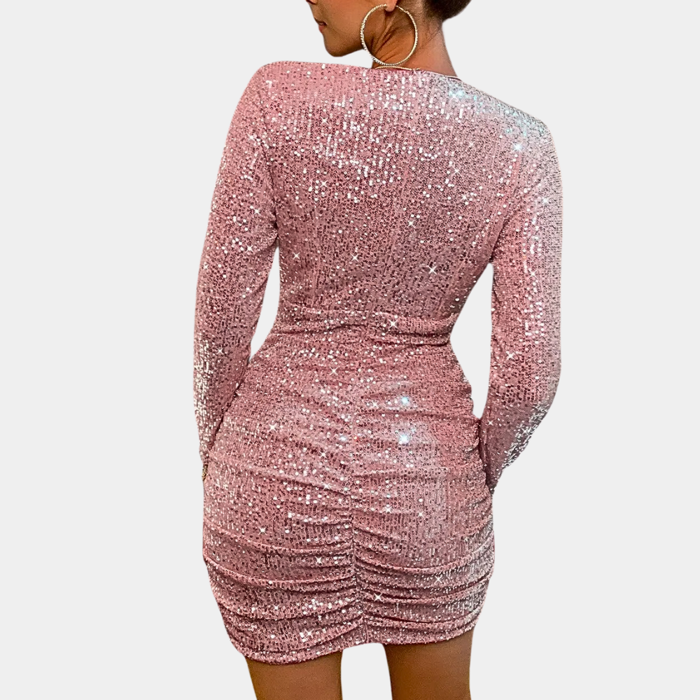 Lillymoda | Daphne - Pailletten Minikleid für die Party-Nacht
