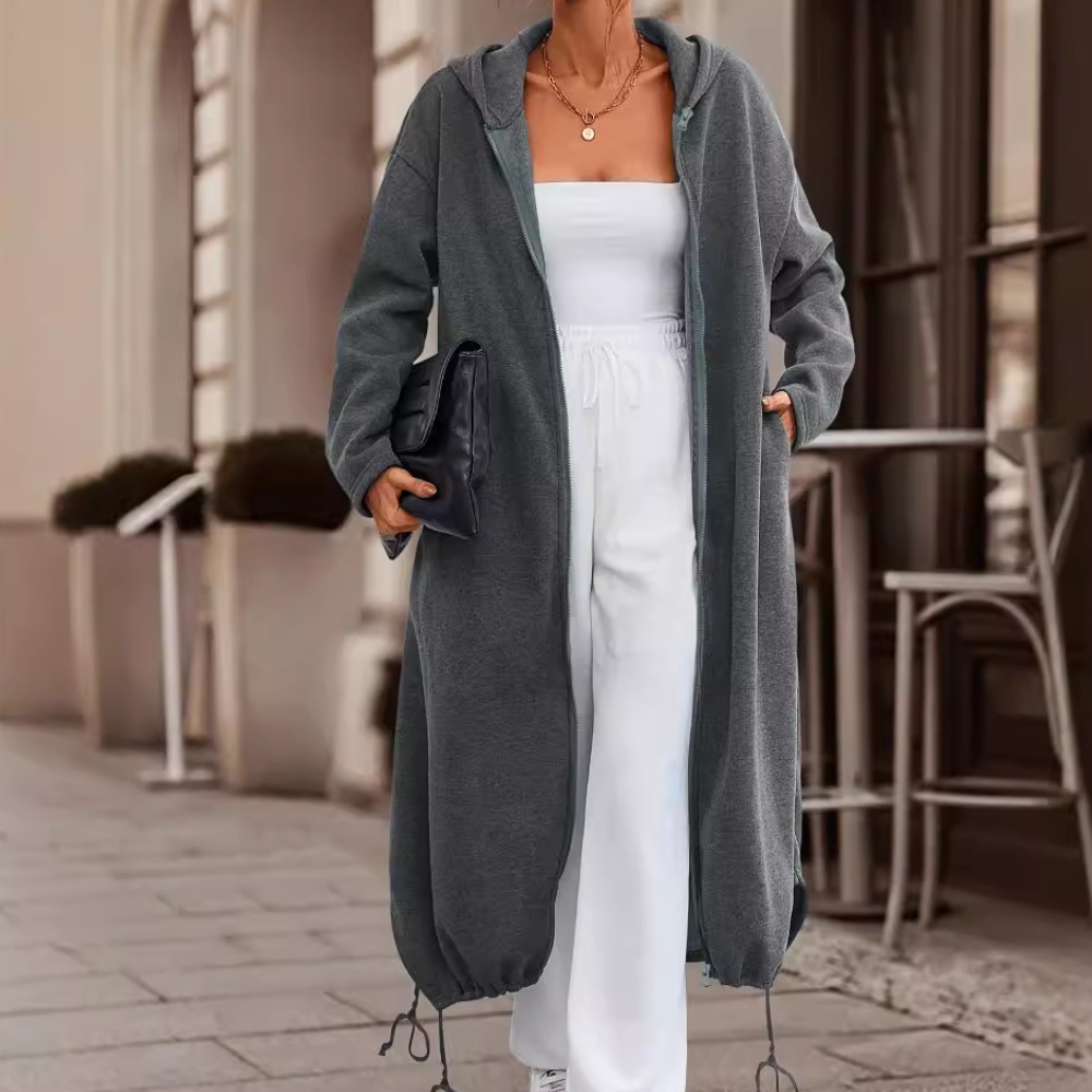 Lillymoda | Everlee - Lange Kapuzenwinterjacke