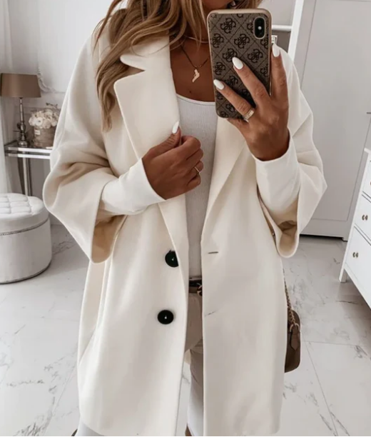 Lillymoda | Jade – Luxusmantel aus Wolle