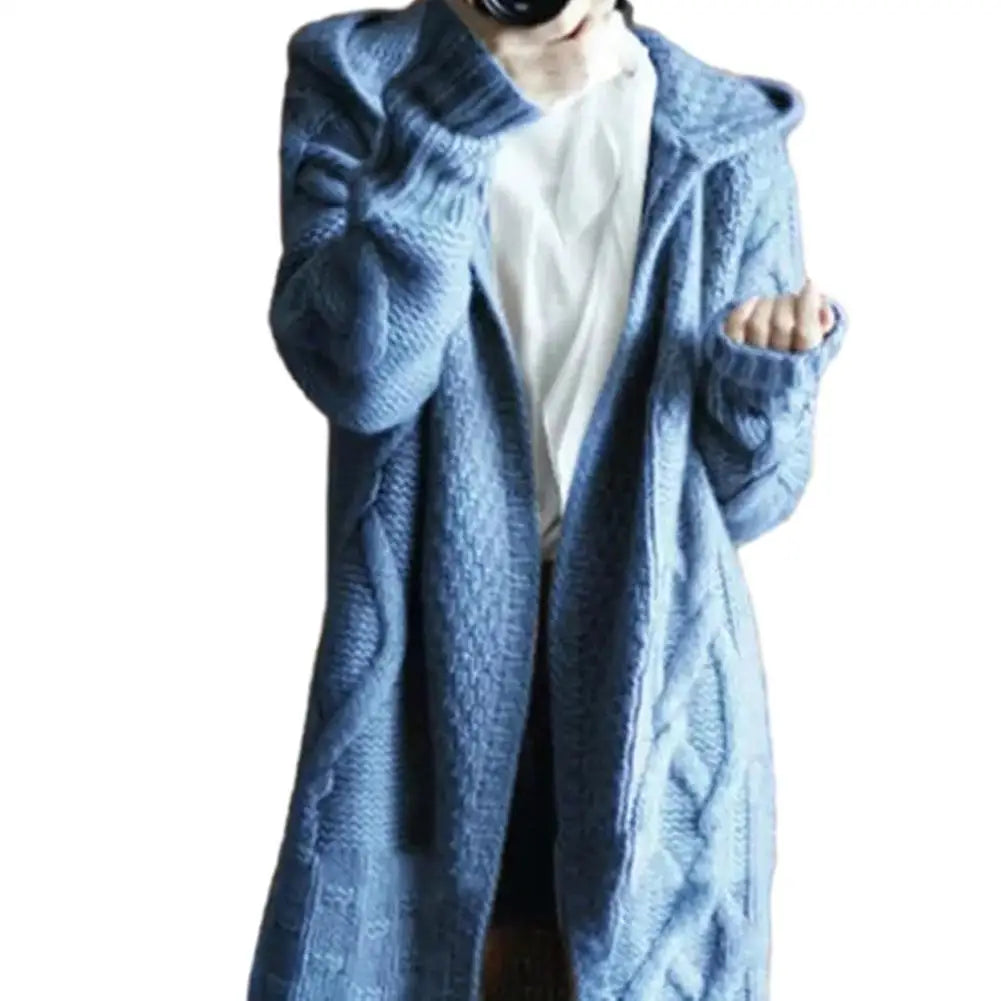 Lillymoda | Charlotte - Lässiger Strickcardigan mit Kapuze