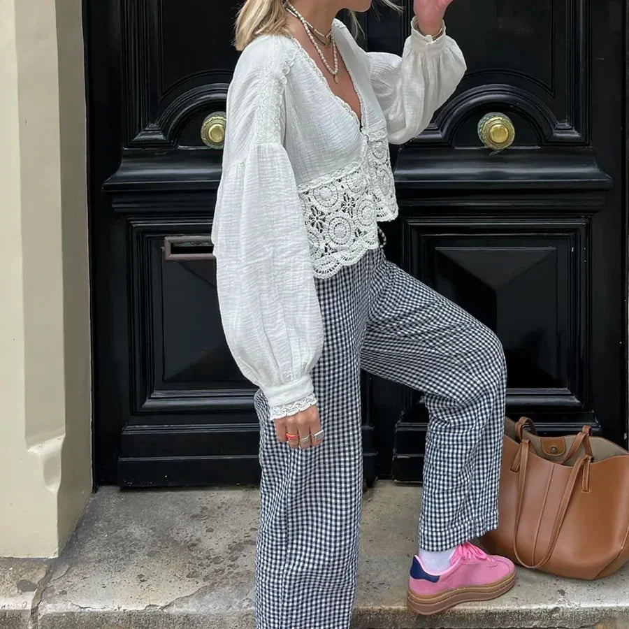 Elianna - Karierte Hose