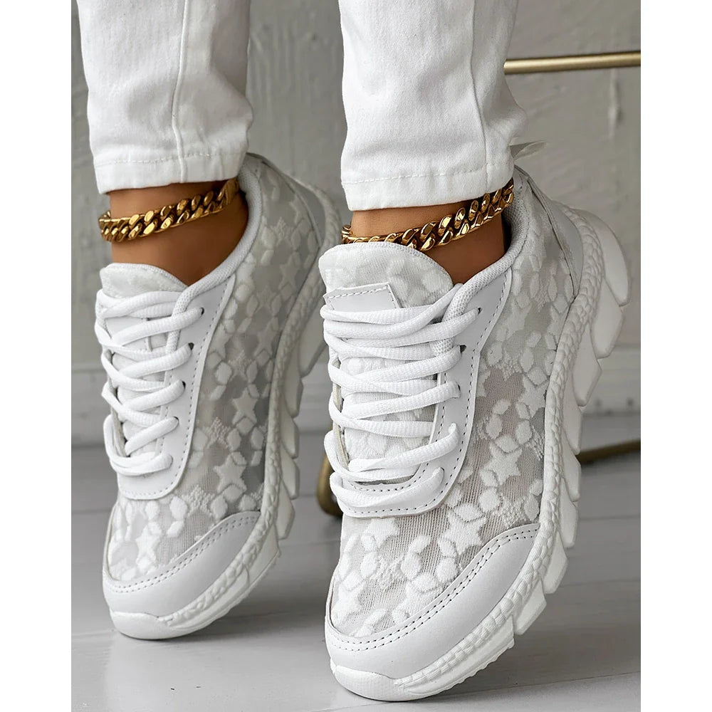 Lillymoda | Jennifer - Bequeme Orthopädische Schnürschuhe