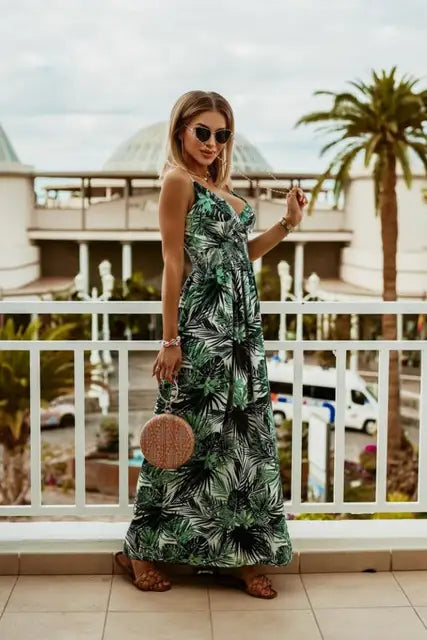 Lillymoda | Alicia - Chiffon Boho Maxikleid